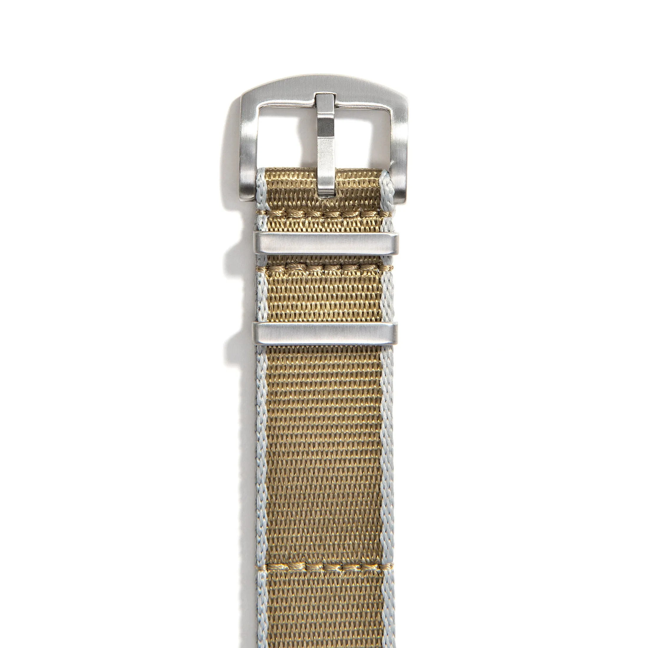 Everest Khaki & Grey Nylon Watch Band