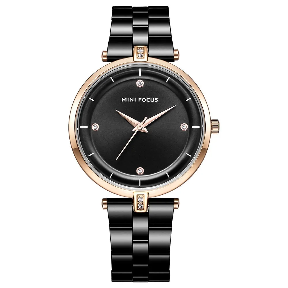 Fashion-encrusted waterproof women's watch