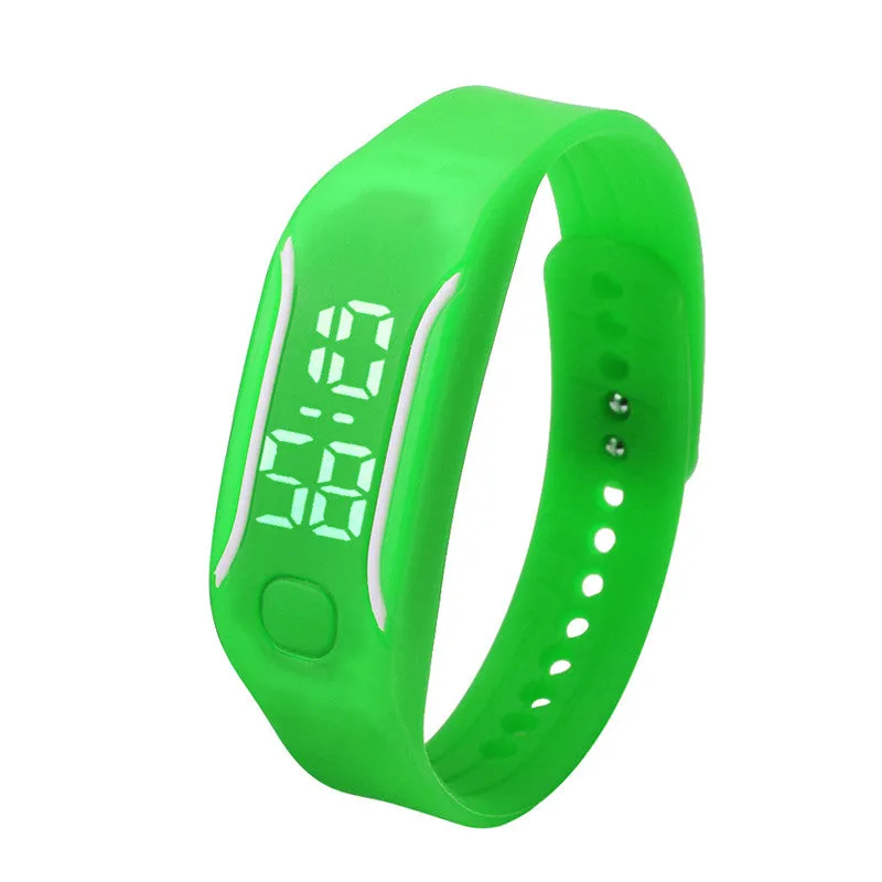 Fashionable Silicone Unisex LED Digital Wrist Bracelet Watch