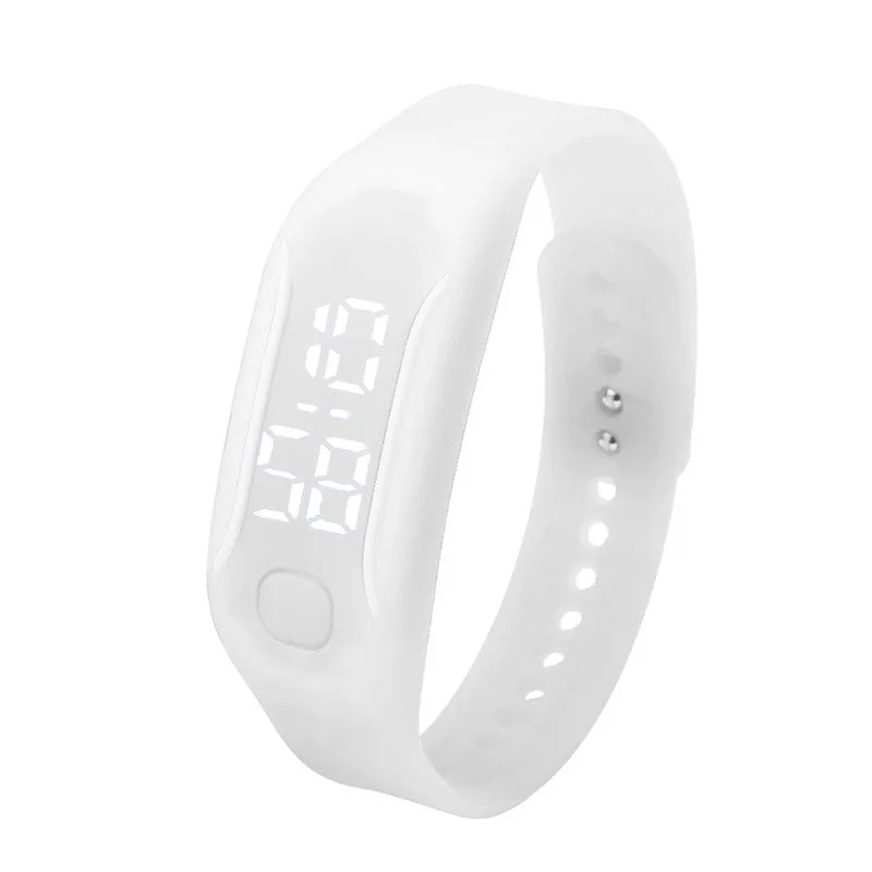 Fashionable Silicone Unisex LED Digital Wrist Bracelet Watch