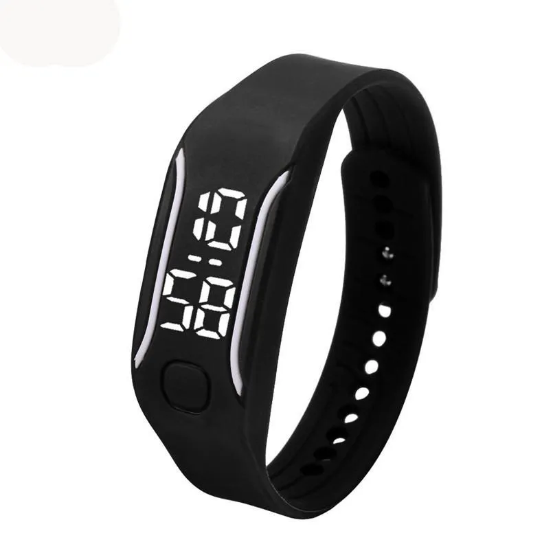 Fashionable Silicone Unisex LED Digital Wrist Bracelet Watch