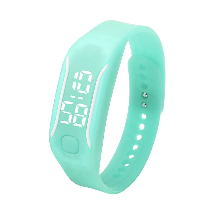 Fashionable Silicone Unisex LED Digital Wrist Bracelet Watch