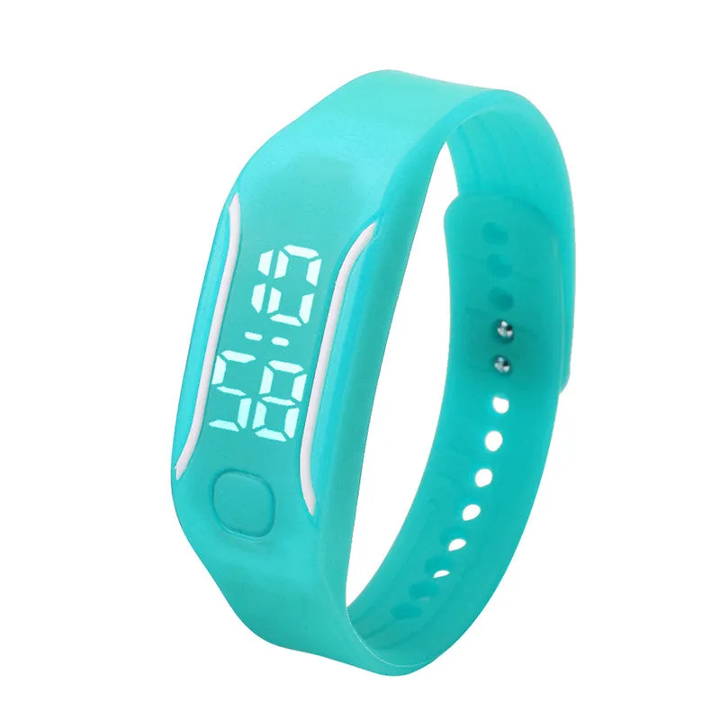 Fashionable Silicone Unisex LED Digital Wrist Bracelet Watch