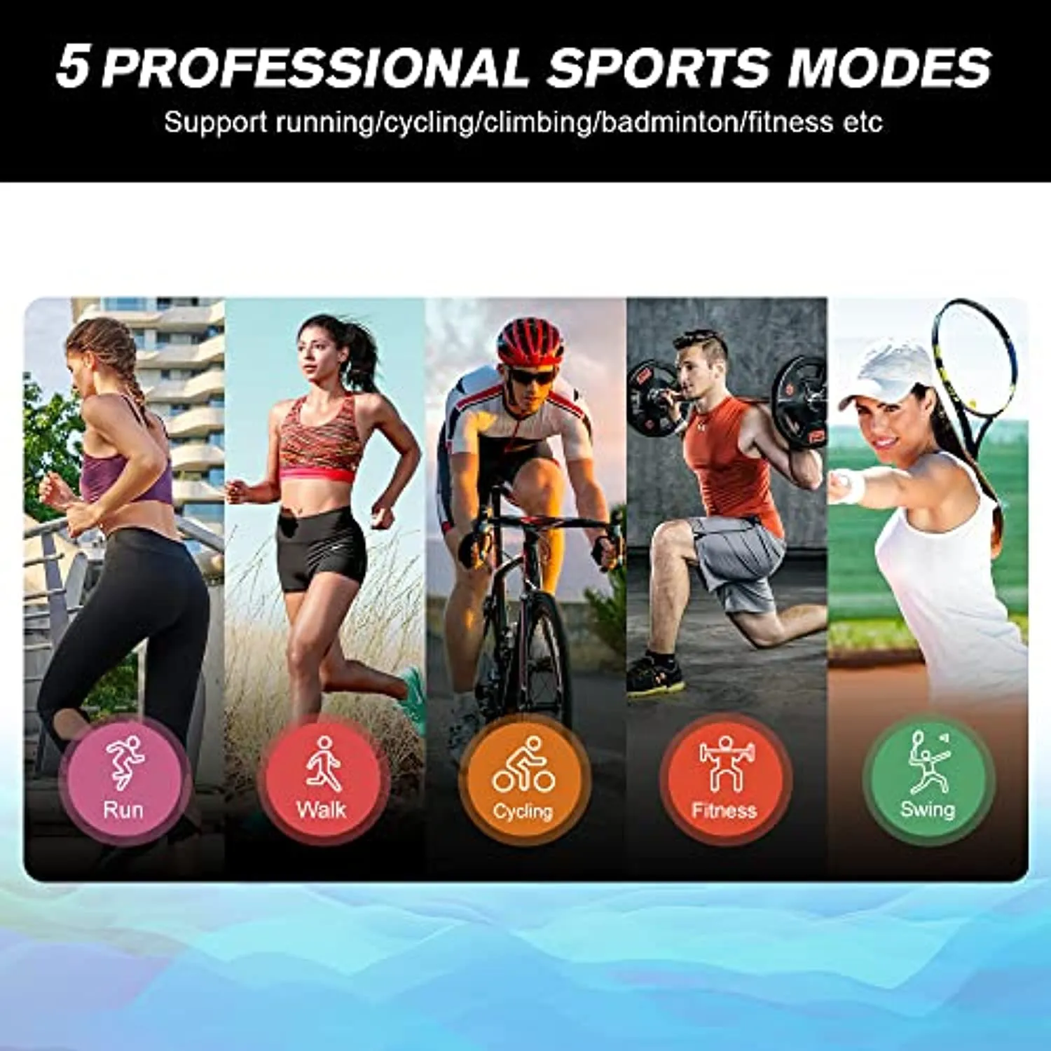 Fitness Tracker Watch for Women, with Pedometer, Exercise Distance, Calorie, Fitness Watch for Women and Men, Smart Watch Fitness Activity Tracker with Heart Rate Monitor Watch, Sleep Monitor Tracker