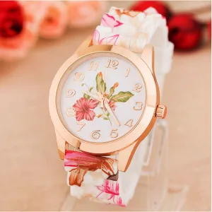 Floral Rose Watch