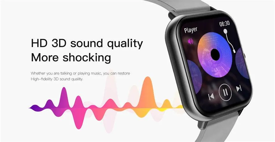 For Xiaomi Huawei IOS New Smart Watch Men Women Heart Rate Blood Pressure Fitness Tracker Bluetooth Call Smartwatch Man