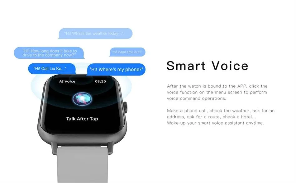 For Xiaomi Huawei IOS New Smart Watch Men Women Heart Rate Blood Pressure Fitness Tracker Bluetooth Call Smartwatch Man