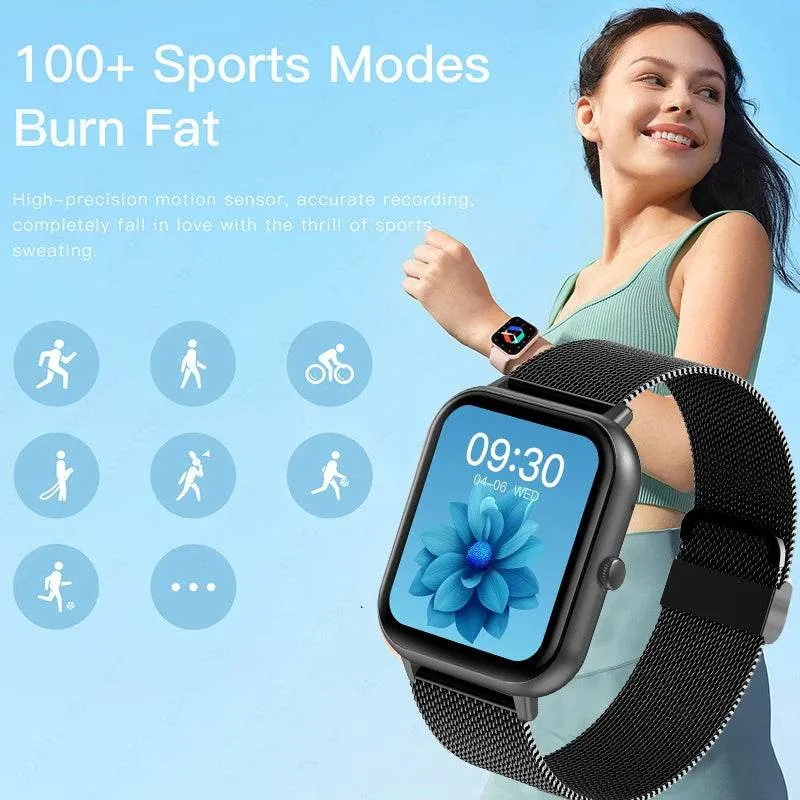 For Xiaomi Huawei IOS New Smart Watch Men Women Heart Rate Blood Pressure Fitness Tracker Bluetooth Call Smartwatch Man