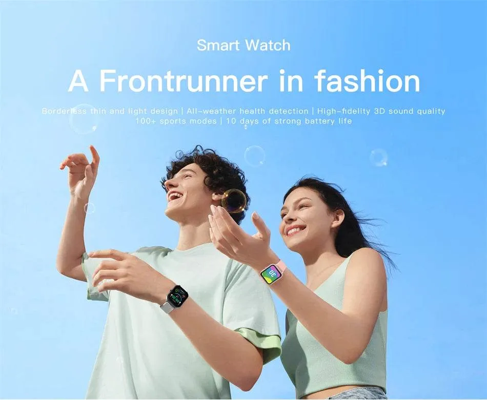 For Xiaomi Huawei IOS New Smart Watch Men Women Heart Rate Blood Pressure Fitness Tracker Bluetooth Call Smartwatch Man