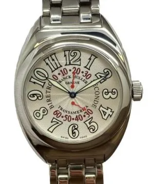Franck Muller Transamerica Biretro Second 2000SR Silver Dial Automatic Men's Watch