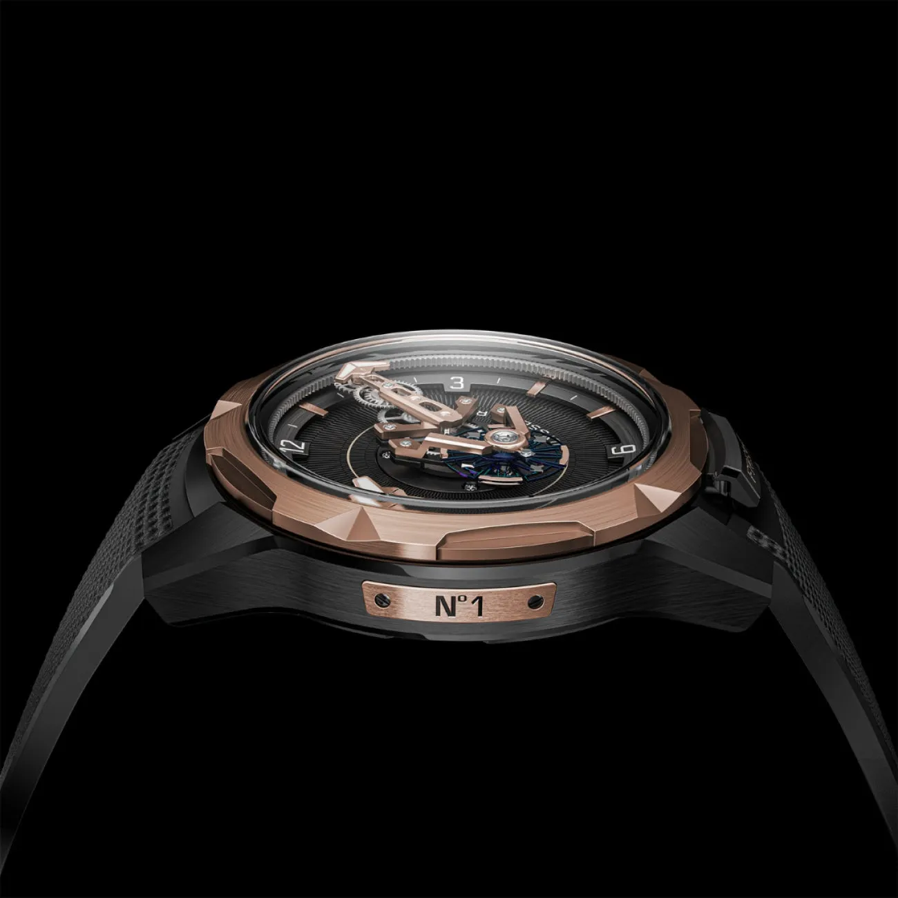 FREAK ONE 44MM BLACK DLC TITANIUM & ROSE GOLD