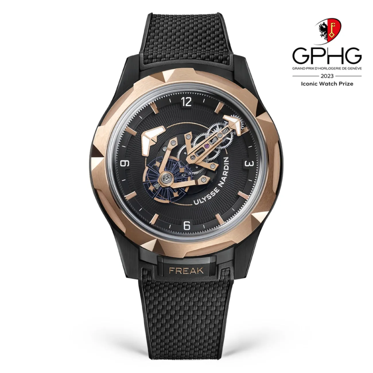 FREAK ONE 44MM BLACK DLC TITANIUM & ROSE GOLD