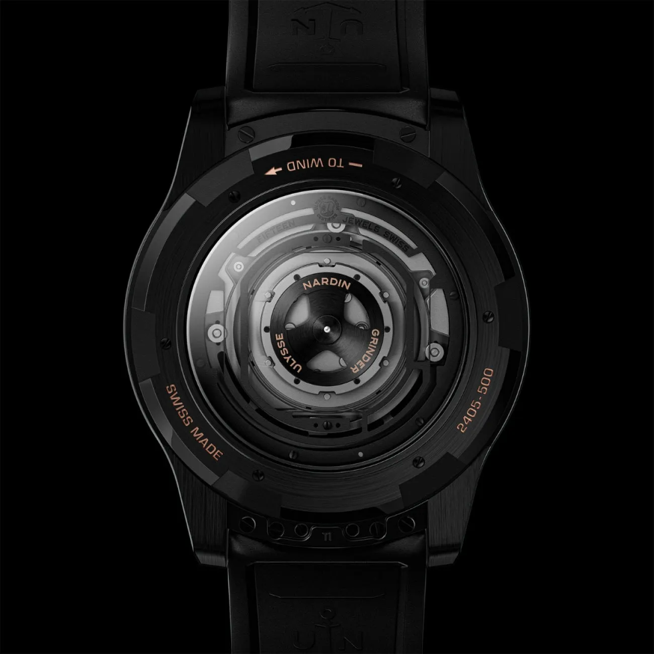 FREAK ONE 44MM BLACK DLC TITANIUM & ROSE GOLD