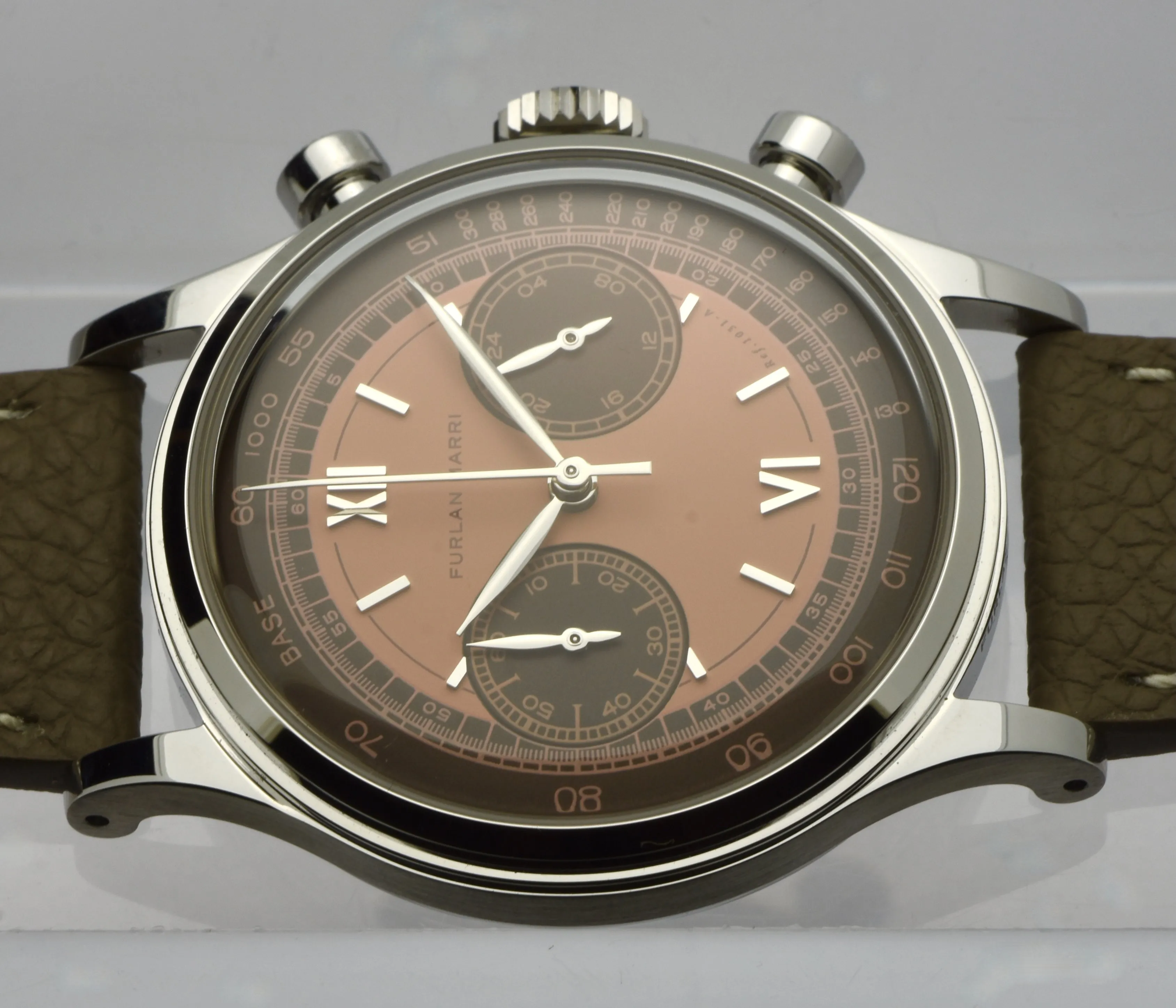 Furlan Marri “Havana Salmon” Dial Chronograph, Reference 1031A