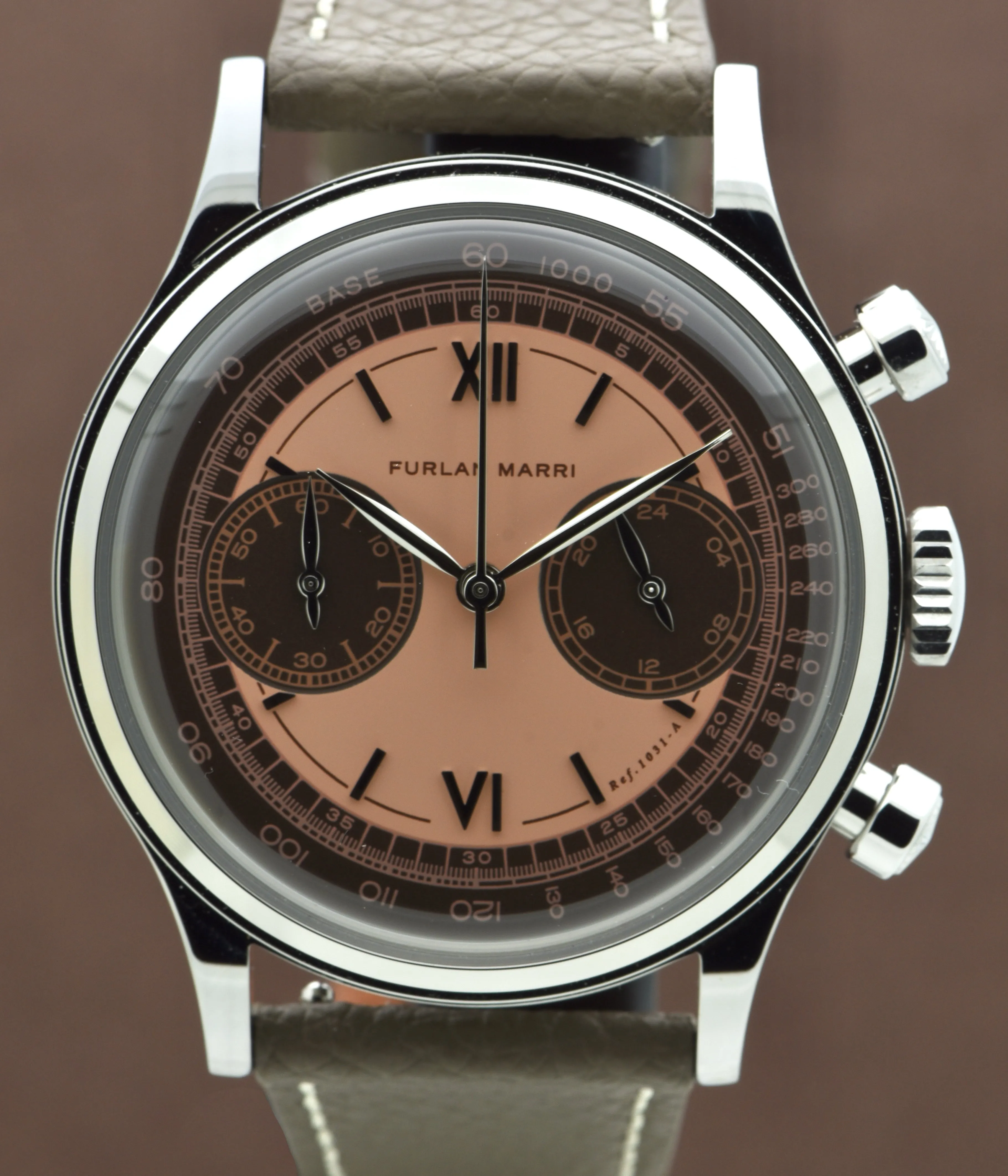 Furlan Marri “Havana Salmon” Dial Chronograph, Reference 1031A