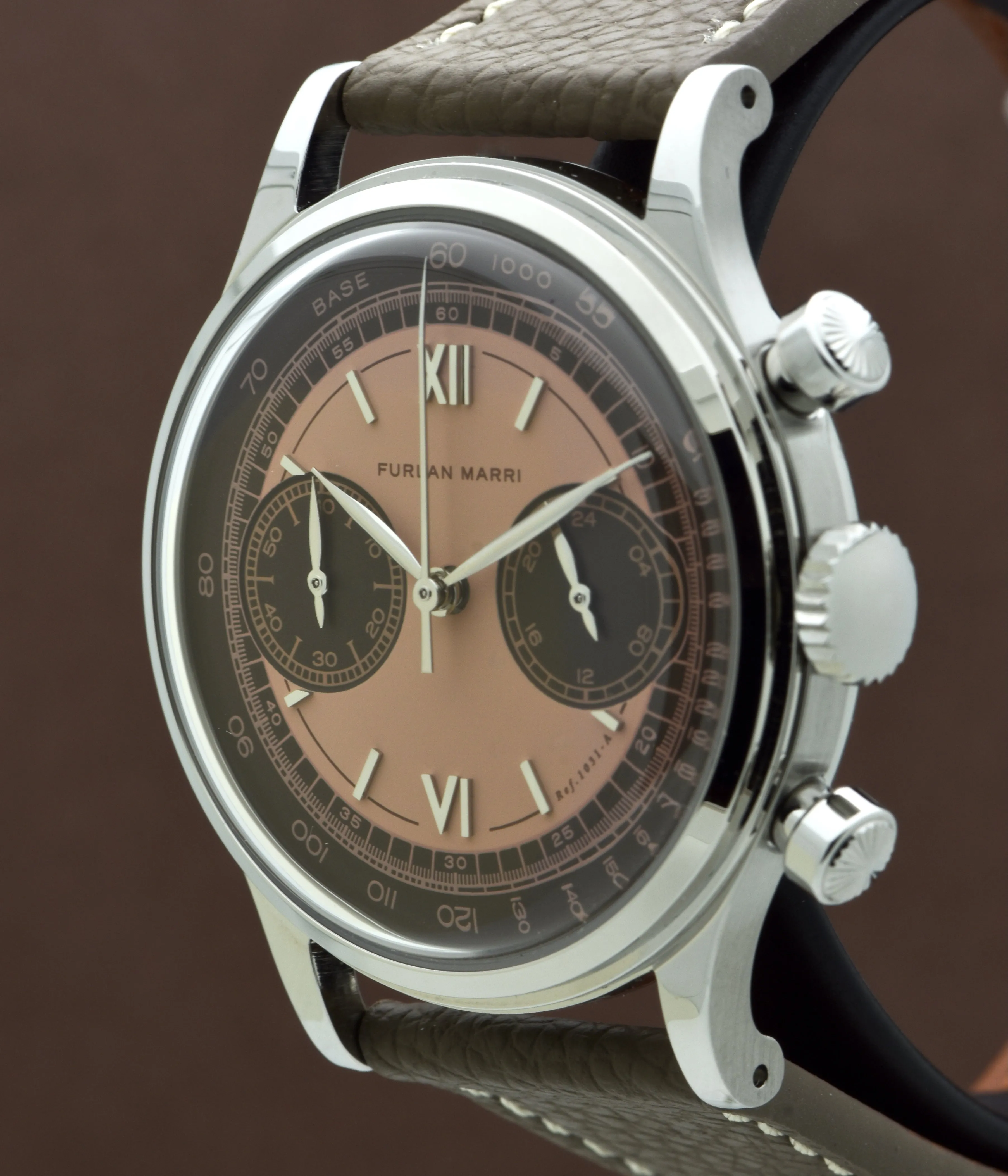 Furlan Marri “Havana Salmon” Dial Chronograph, Reference 1031A