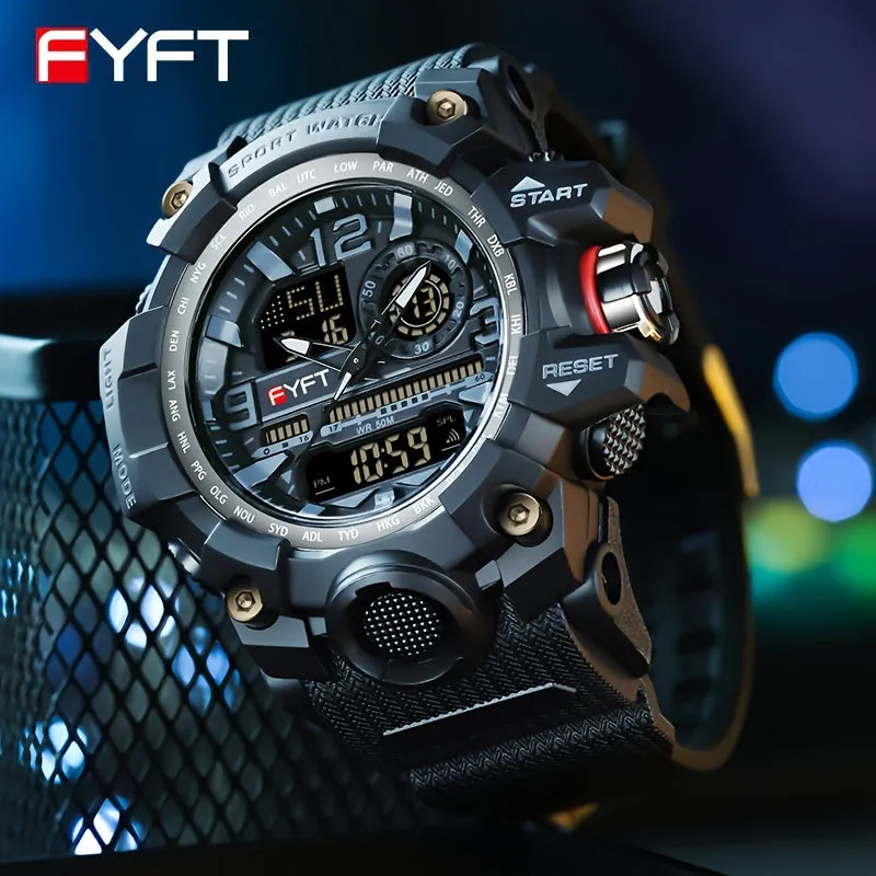 FYFT Large Dial Fashionable Outdoor Anti Drop Nightglow Boy's Watch FS