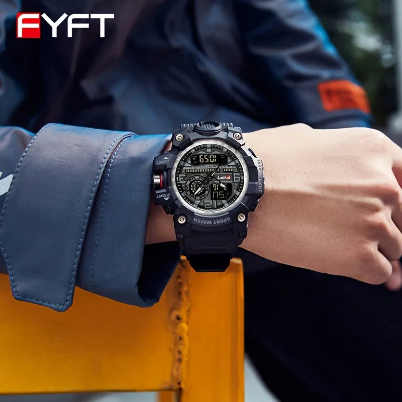 FYFT Large Dial Fashionable Outdoor Anti Drop Nightglow Boy's Watch FS