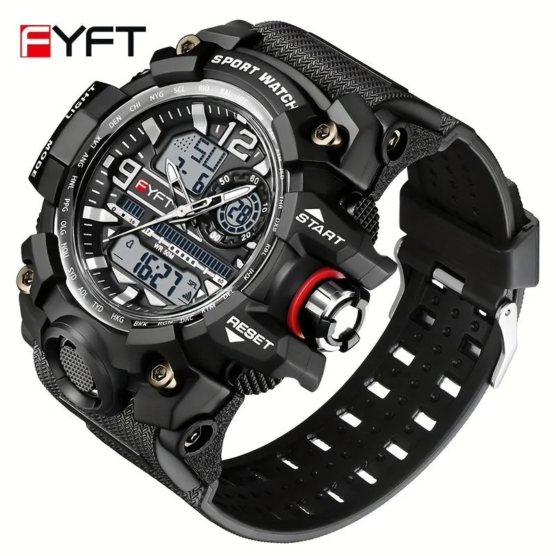 FYFT Large Dial Fashionable Outdoor Anti Drop Nightglow Boy's Watch FS