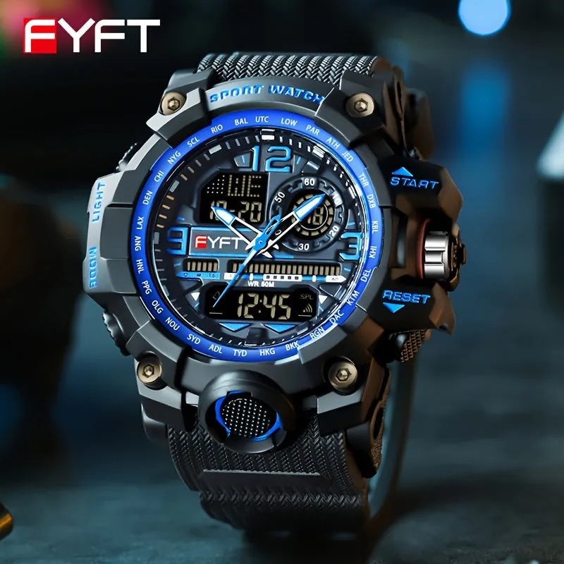 FYFT Large Dial Fashionable Outdoor Anti Drop Nightglow Boy's Watch FS