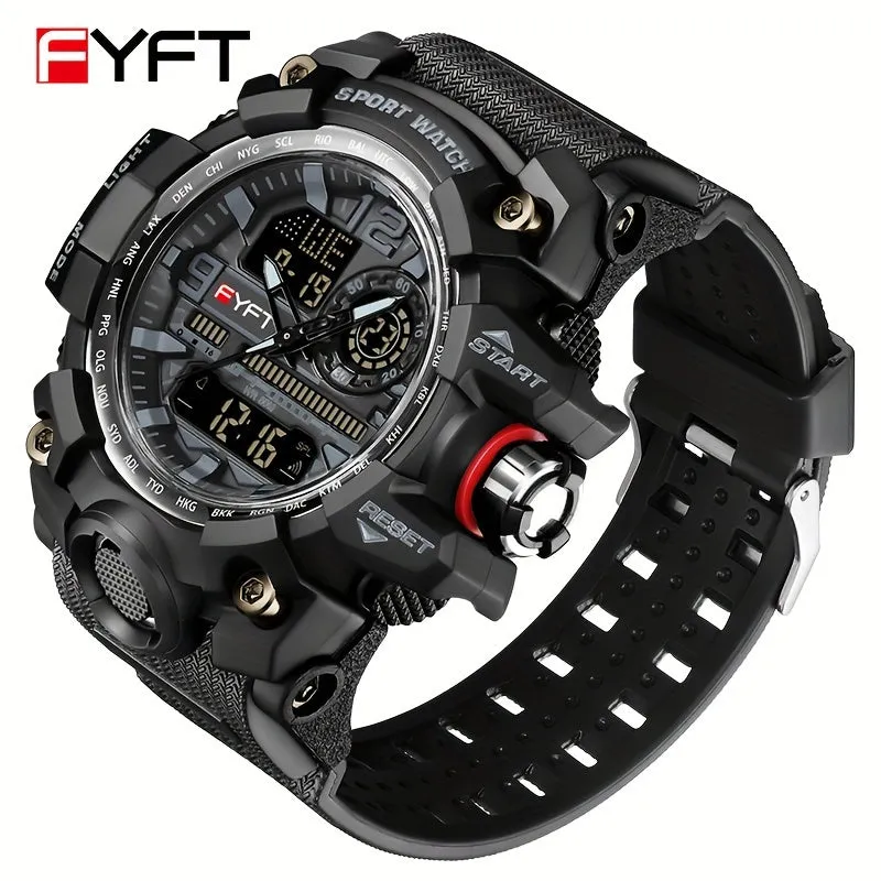 FYFT Large Dial Fashionable Outdoor Anti Drop Nightglow Boy's Watch FS