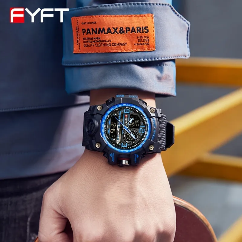 FYFT Large Dial Fashionable Outdoor Anti Drop Nightglow Watch Gift FS