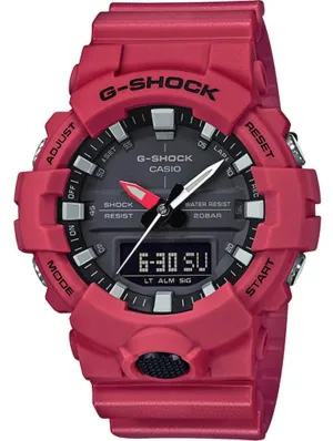 G-Shock Red One Size Men's Watch GA800-4A