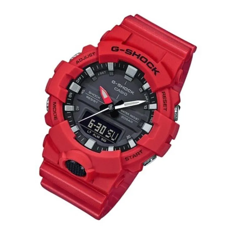 G-Shock Red One Size Men's Watch GA800-4A