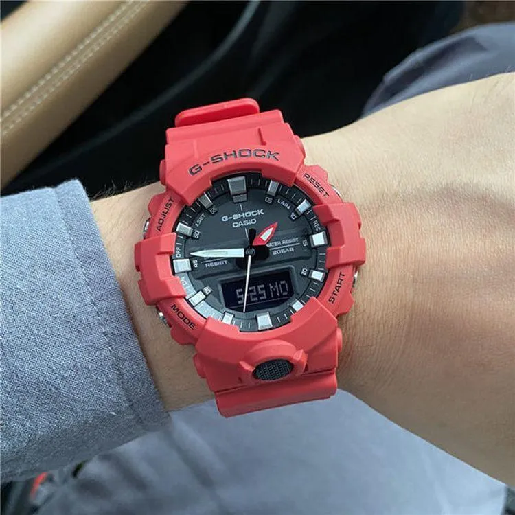 G-Shock Red One Size Men's Watch GA800-4A