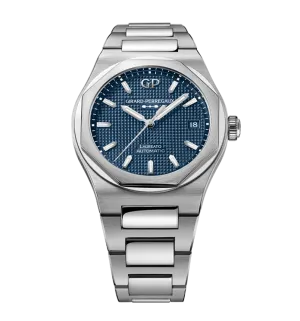 Girard-Perregaux Laureato 38mm Watch with Midnight Blue Dial