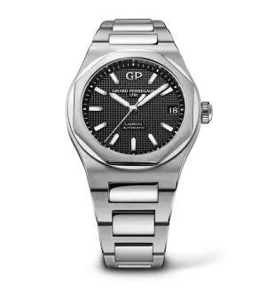 Girard-Perregaux Laureato 42mm Watch with Black Dial