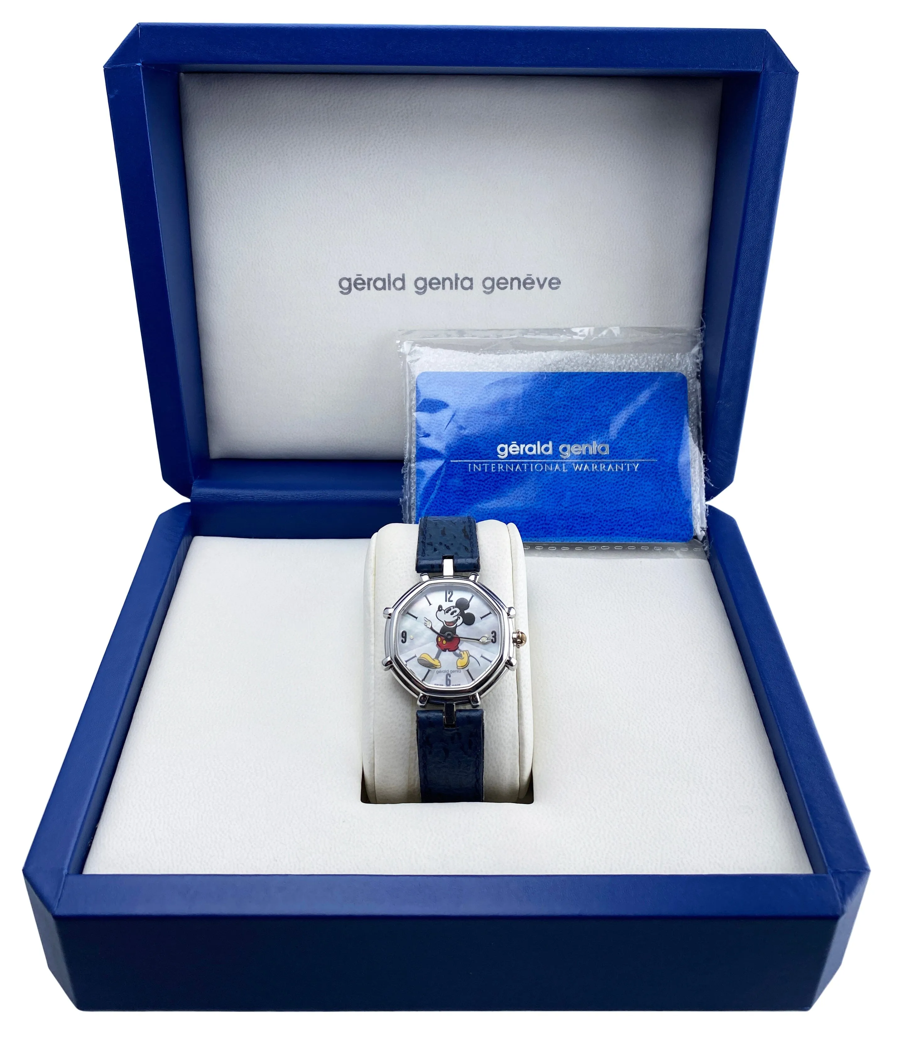 Gérald Genta Disney G.3450.7 Micky Mouse Dial Ladies Watch Box Papers
