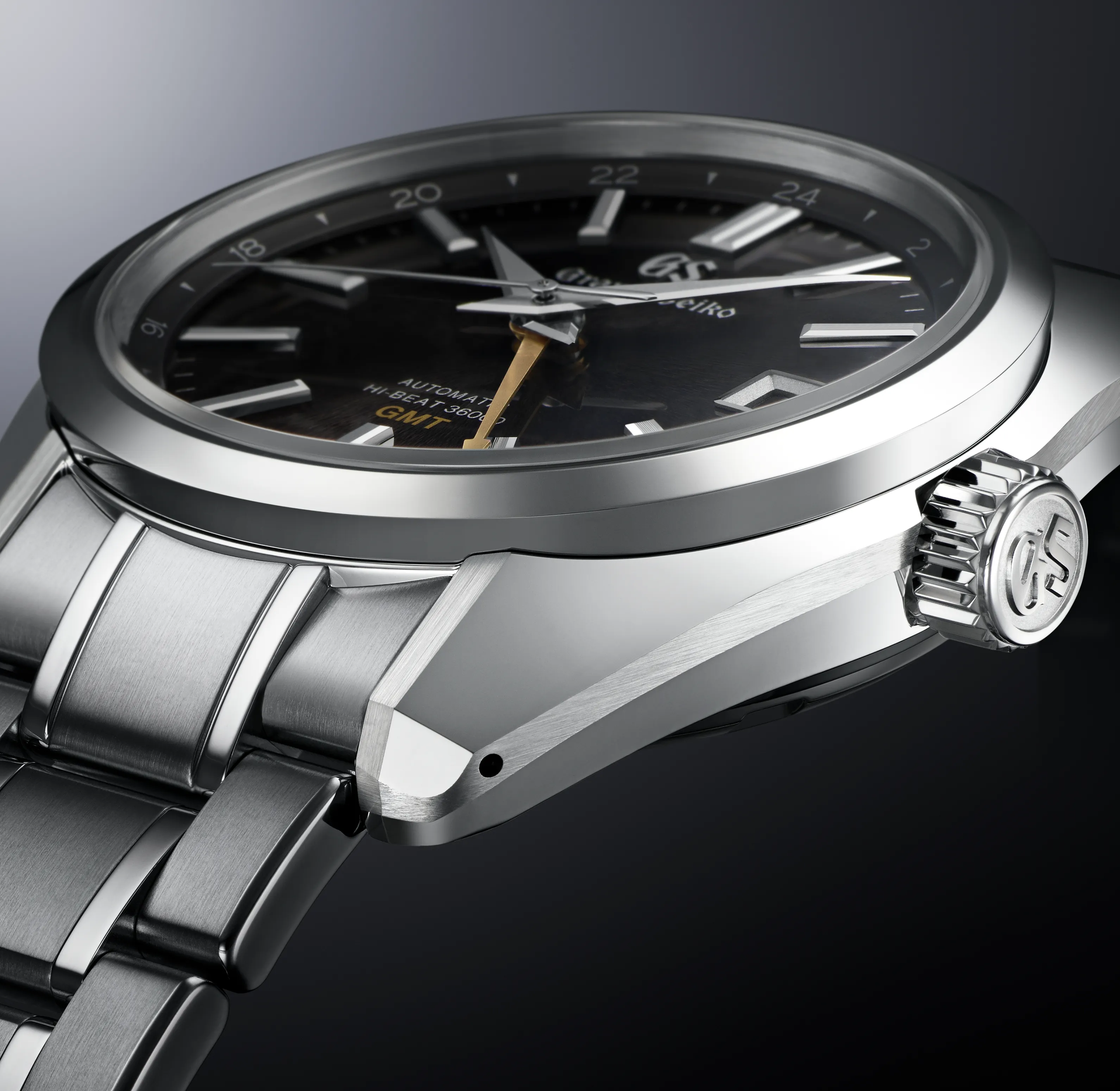 Grand Seiko Heritage Watch with Black Mt. Iwate Pattern Dial, 40mm