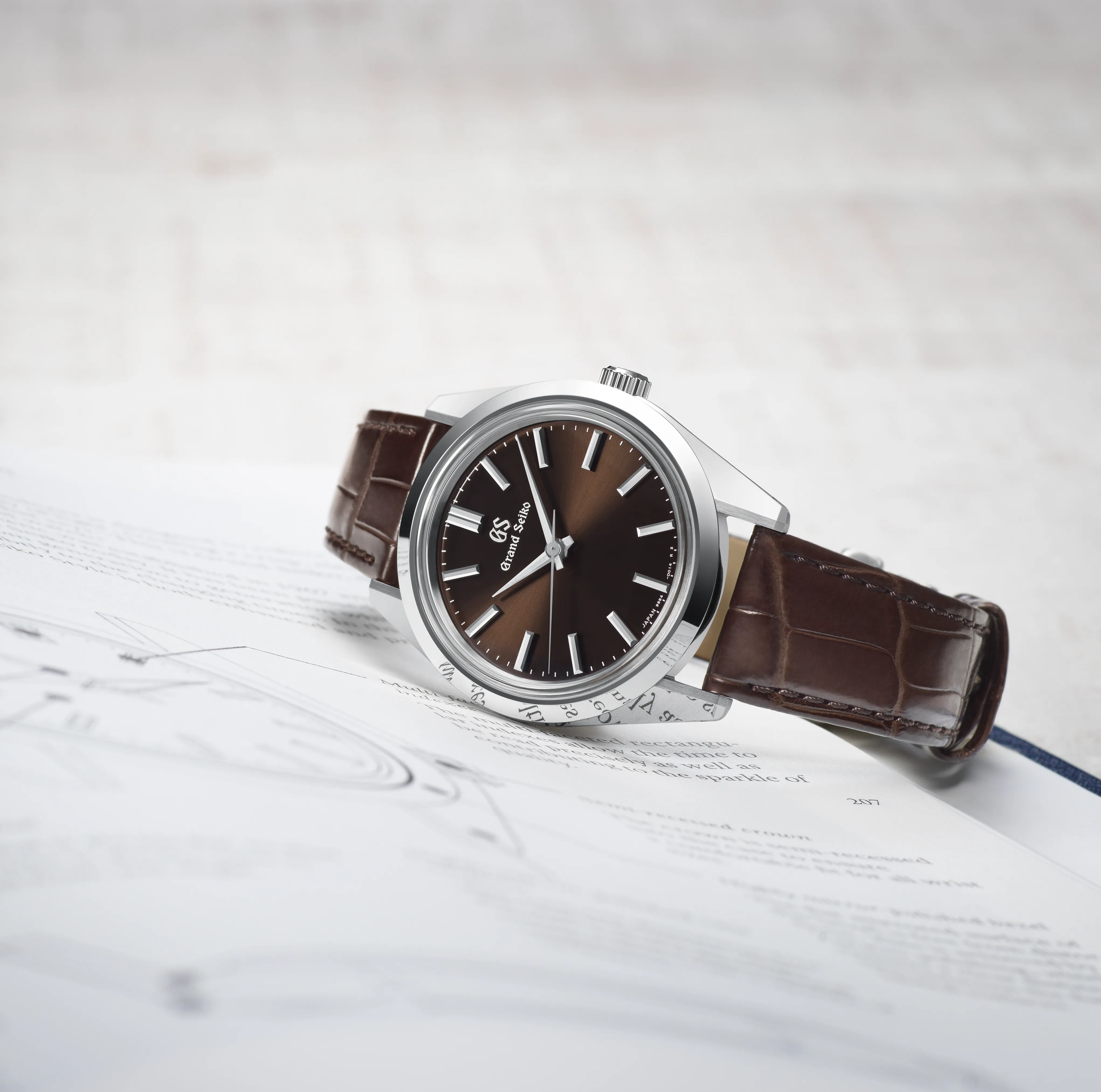 Grand Seiko Heritage Watch with Brown Dial, 36.5mm