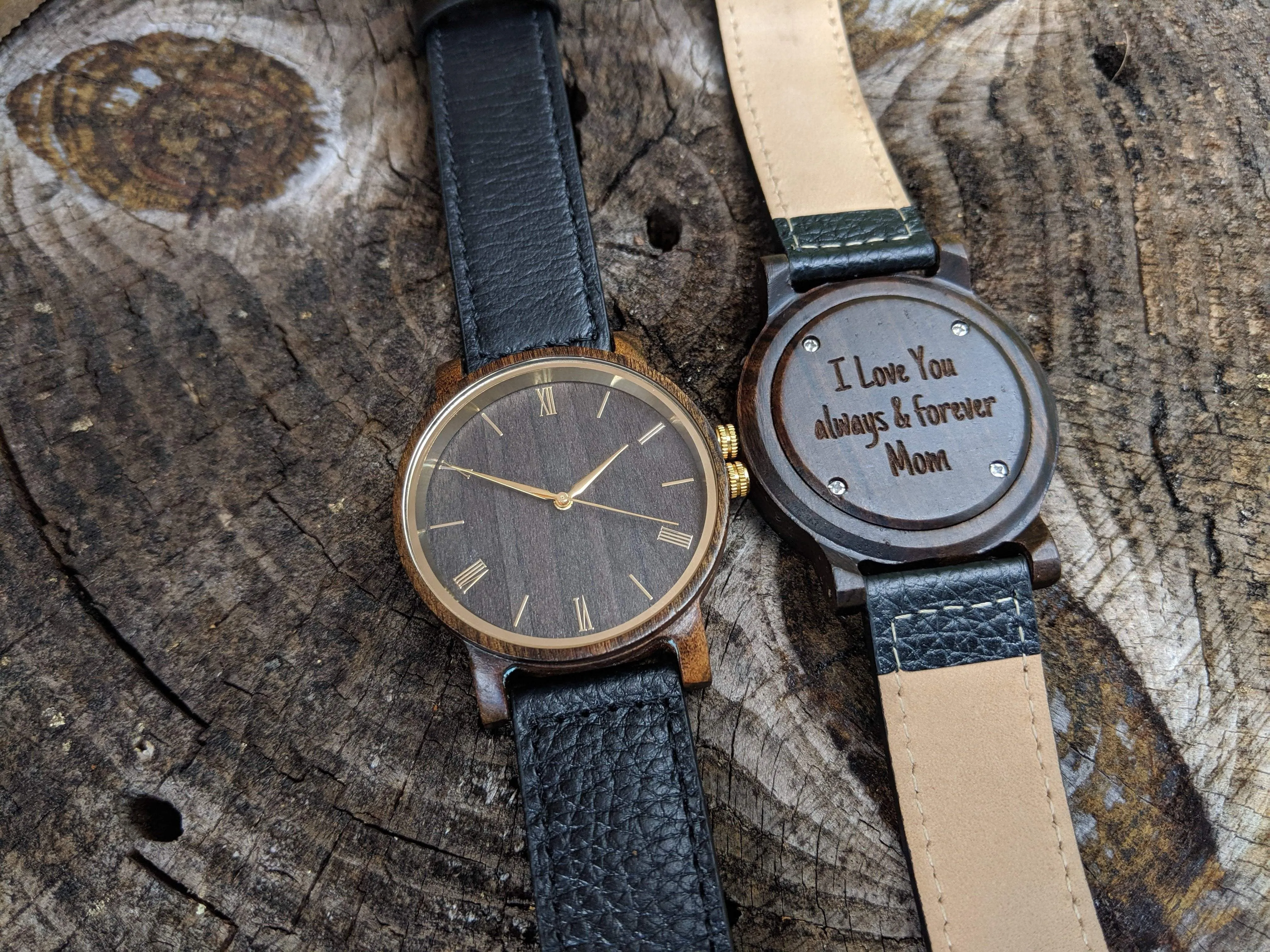 Groomsmen Set Of 11 Wooden Watches Black Arce