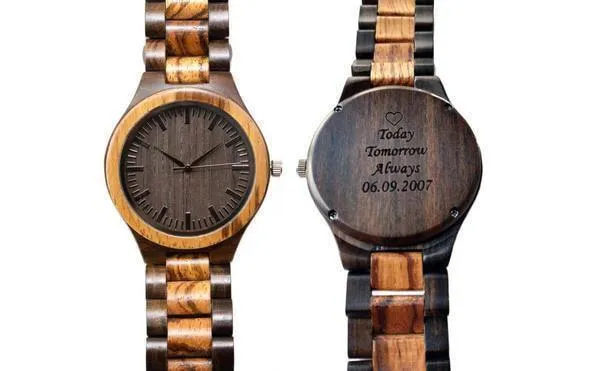Groomsmen Set Of 4 Wooden Watches - Grandiose