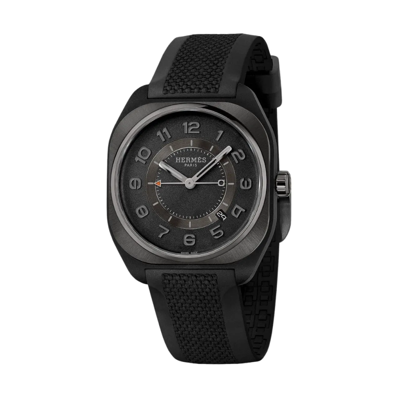 H08 - GRAPHENE SUNBURST GRAINED EXTRA LARGE WATCH
