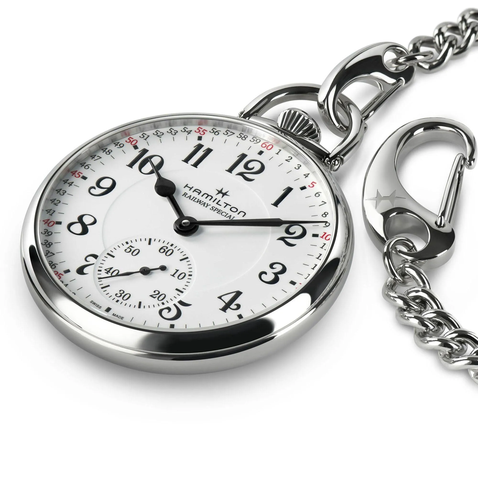 Hamilton American Classic Limited Edition Railroad Pocket Mechanical Unisex Watch H40819110