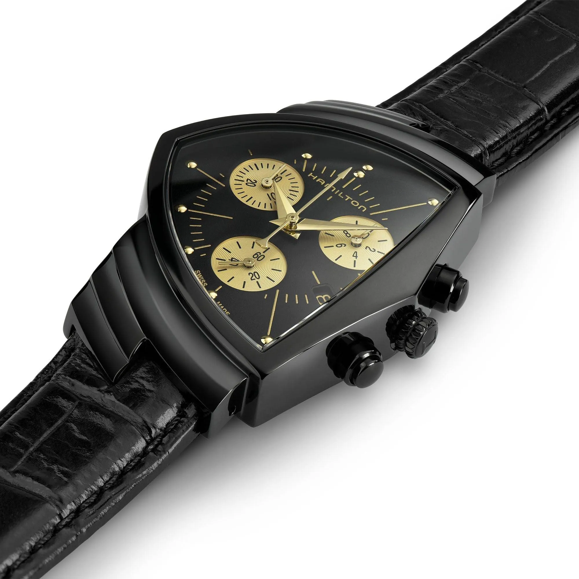 Hamilton Ventura L Chrono Quartz Unisex Watch H24402730
