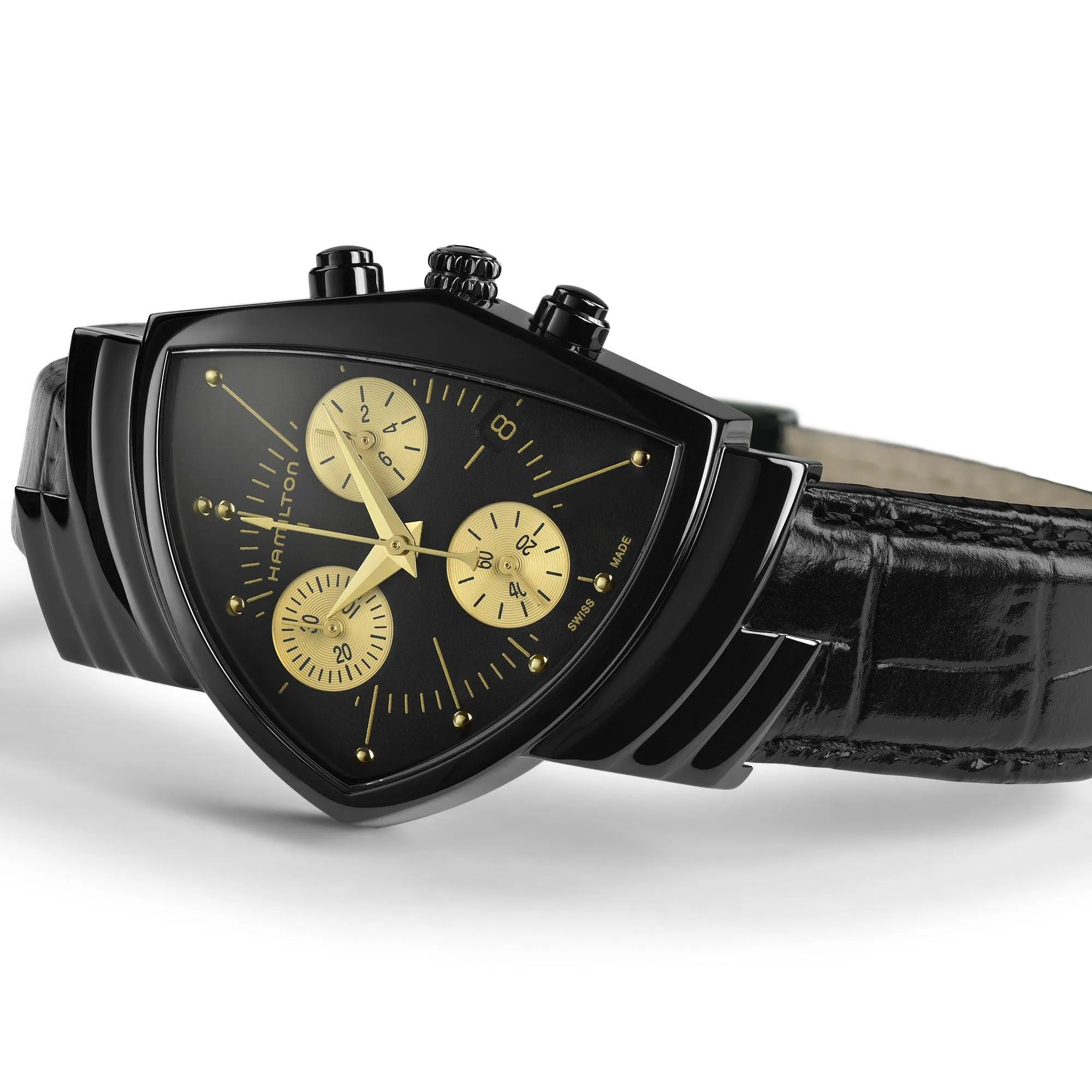 Hamilton Ventura L Chrono Quartz Unisex Watch H24402730