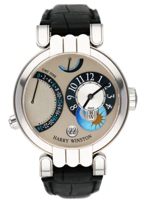 Harry Winston Premier Excenter 200-MMTZ39W Mens Watch