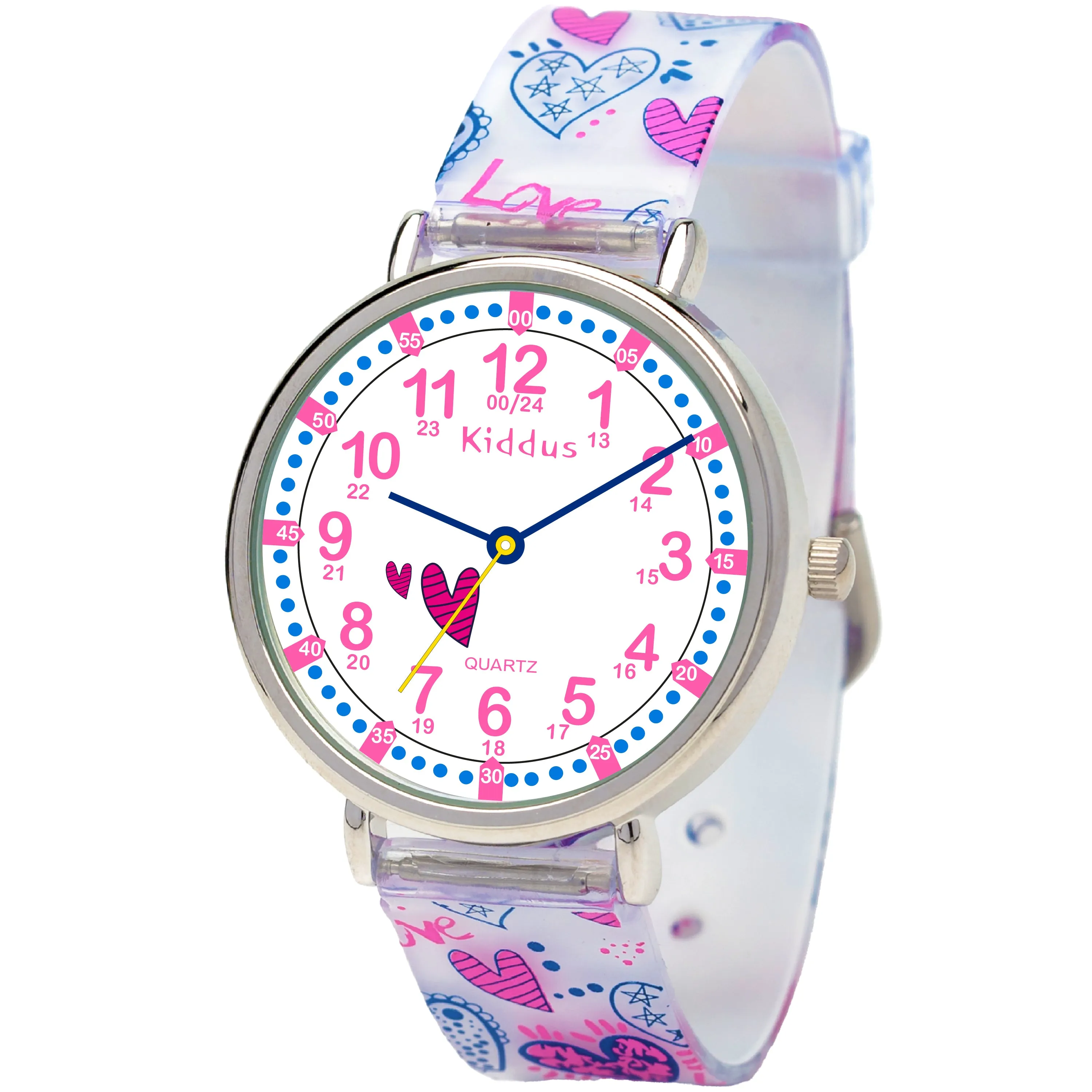 Hearts Classic Time Teacher - Educational Watch