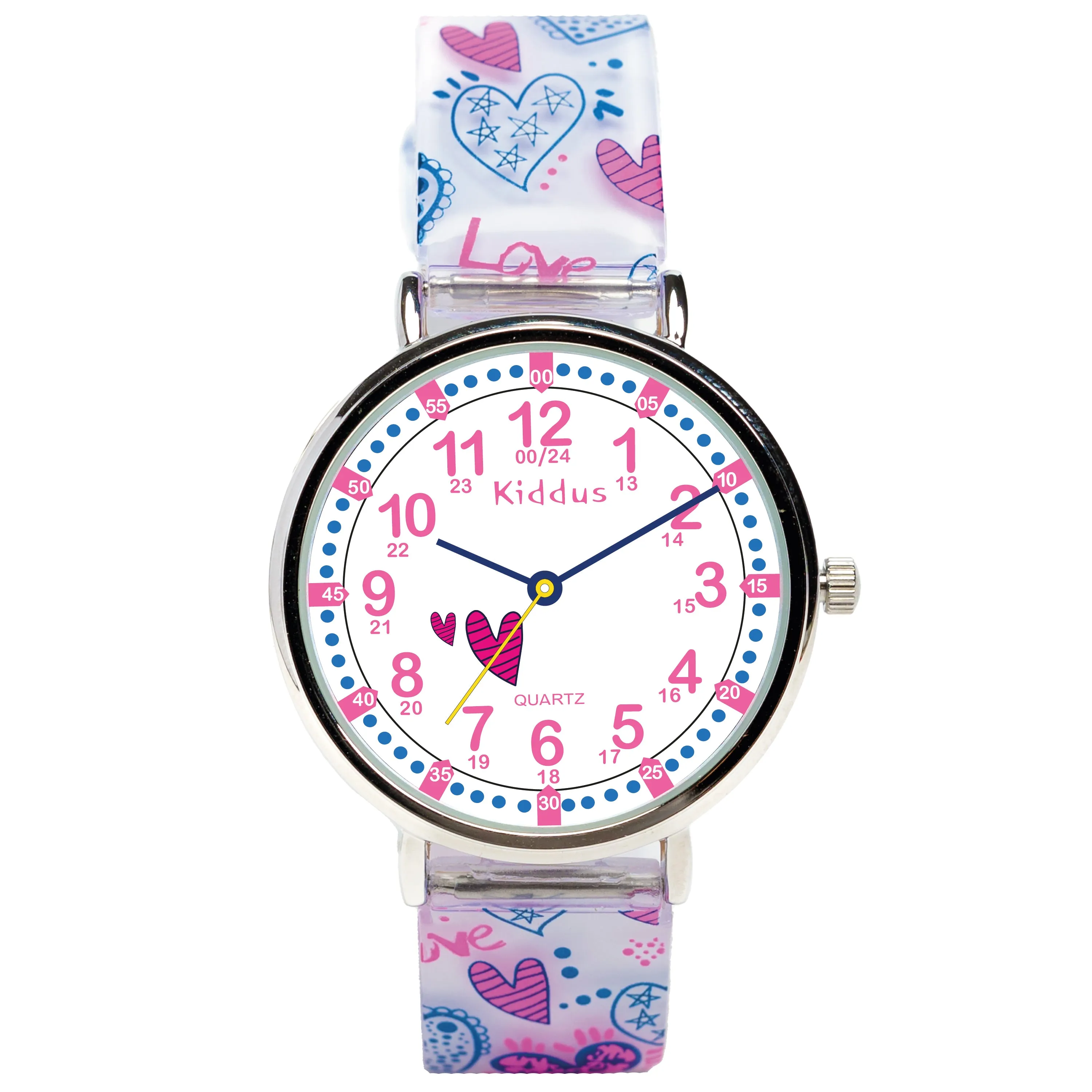 Hearts Classic Time Teacher - Educational Watch