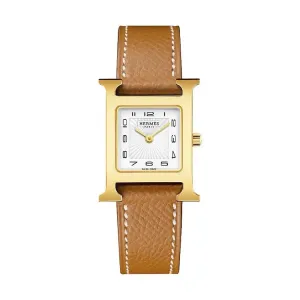 HEURE H - WHITE SUNBURST SMALL WATCH