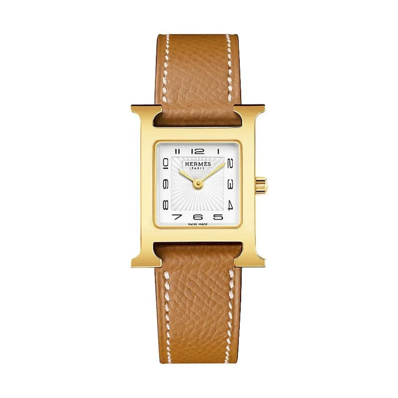 HEURE H - WHITE SUNBURST SMALL WATCH