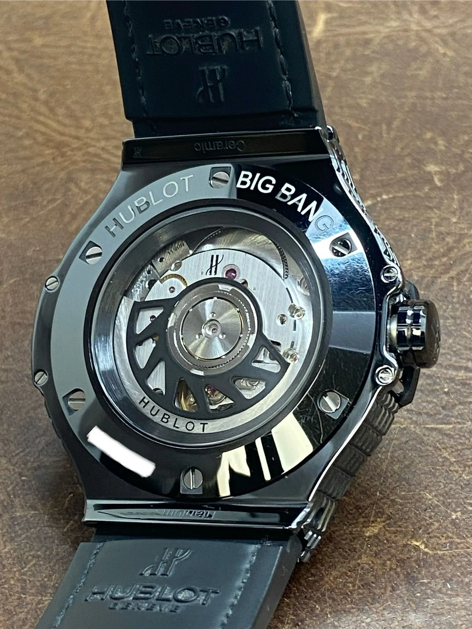 Hublot Big Bang Cavier 346.CX.1800.RX Black ceramic Dial Automatic Men's Watch