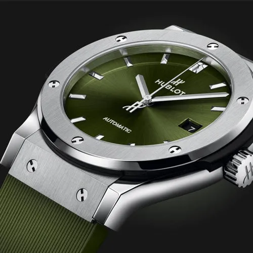 Hublot Classic Fusion Green Dial Men 42mm 542.NX.8970.RX