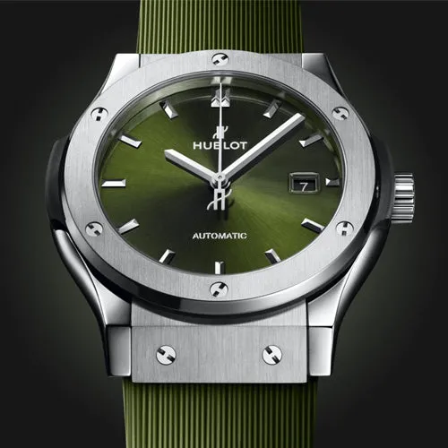 Hublot Classic Fusion Green Dial Men 42mm 542.NX.8970.RX
