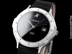 Hublot MDM Midsize Mens Watch with Date - Stainless Steel