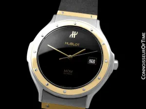 Hublot MDM Two-Tone Full Size Mens Watch - Stainless Steel & 18K Gold
